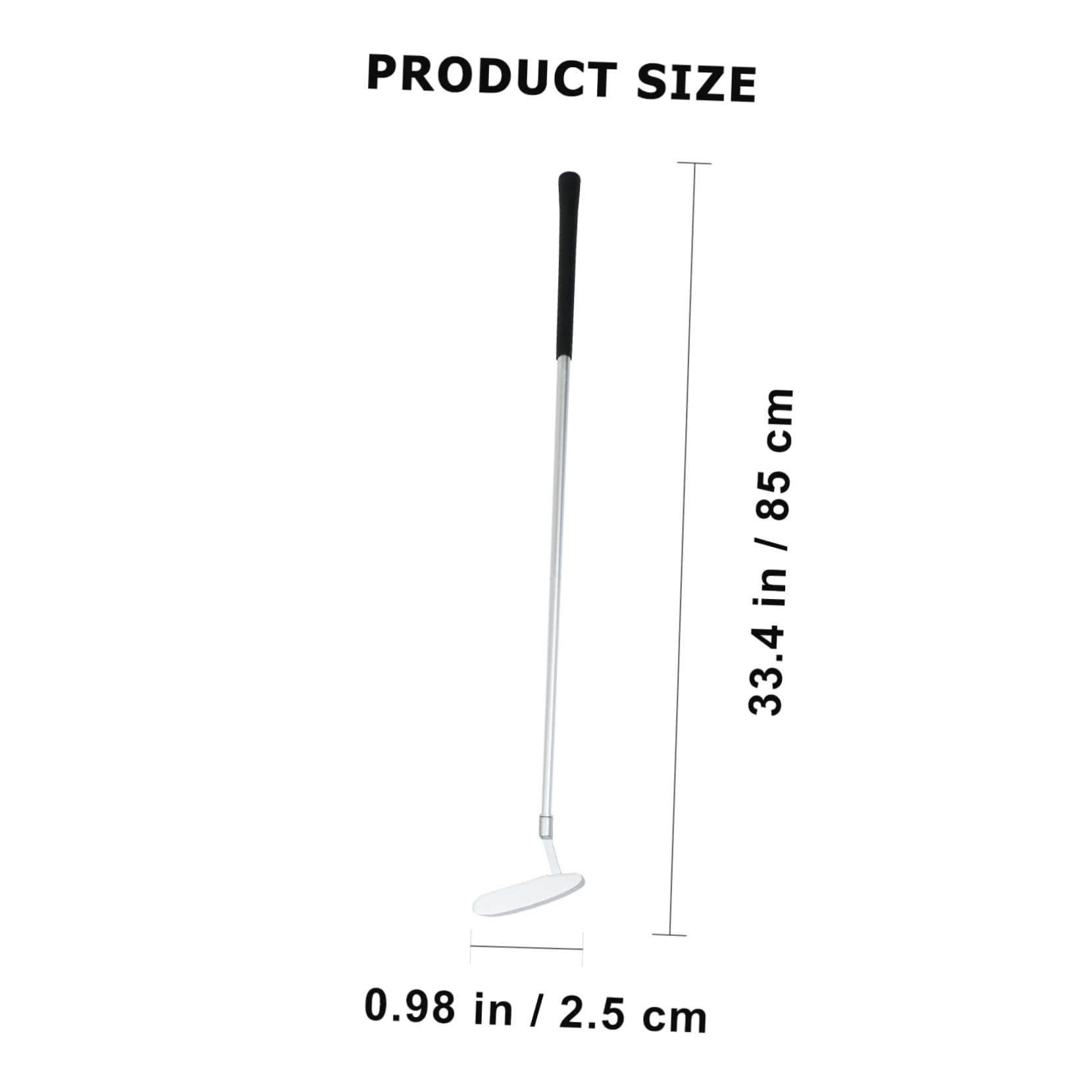 EXAOMBLE 1set Folding Golf Putter Detachable Section Rod for Portable Practice Training Equipment for Golf Enthusiasts Sturdy Design for Indoor and Outdoor Use