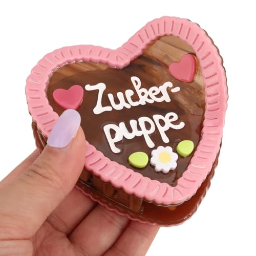 Personalised Gingerbread Holiday Heart Hair Claw Clip for Women Valentines Day Hair Claw Clips Love Hearts Claw Clip, 1 Piece