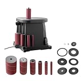 Uargd Oscillating Spindle Sander, 2000RPM Benchtop Tool with 6 Sanding Sleeves (1/2"-3"), 0.59" Stroke & Dust Port for Woodworking, Furniture Refinishing, and Craft Projects