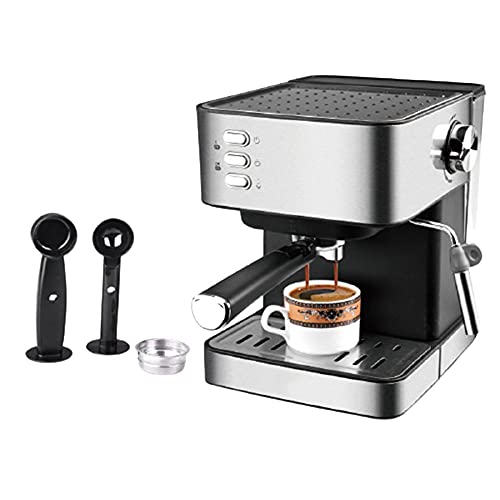 Cafetera Semi automática de acero inoxidable 1.6 L