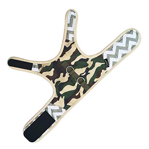 Image of Cat Harness and Leash Set for Walking Escape Proof, Adjustable Cat Vest Harness, Padded Stylish Cat Walking Jackets, Camo Green, Extra Large
