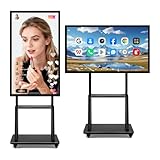 JYXOIHUB Smart Board, 49 Inch Digital Electronic Whiteboard with 8-Core CPU, Support 8K UHD Decoding, Smartboard for Classroom, Screen Mirroring for Live Streaming, Advertising(Board Only)