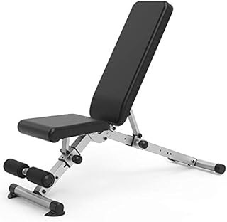 leikefitness Adjustable Weight Bench Foldable Workout Exercise Bench with Automatic Lock for Upright Incline Decline and Flat Full Body Exercise
