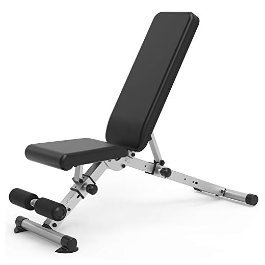 leikefitness Adjustable Weight Bench Foldable Workout Exercise Bench with Automatic Lock for Upright Incline Decline and Flat Full Body Exercise (GM5809(BLACK))