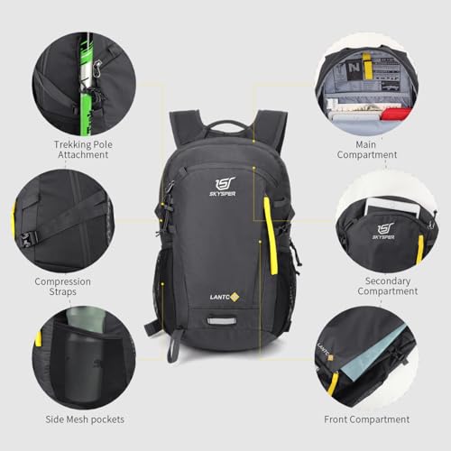 Image of SKYSPER Small Hiking Backpack, 20L /30L Lightweight Travel Backpacks Hiking Daypack for Women Men