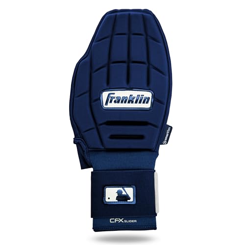 Gants de protection de baserunning Franklin Sports avec coque antichoc