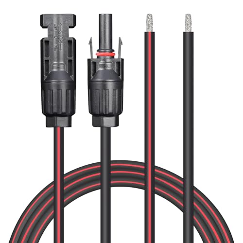 Câbles d'extension solaires 6 mm² pour brancher vos panneaux éloignés