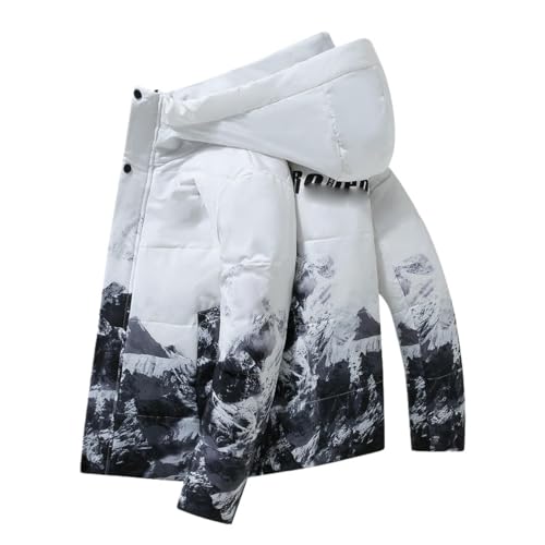 Veste matelassée épaisse coupe oversize et design coréen pour couple
