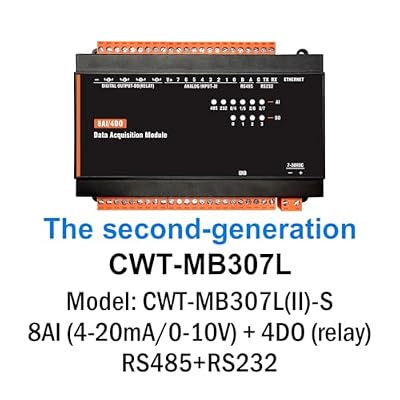 MB307L(II)-S 8AI + 4DO RS485 RS232 Ethernet Modbus Rtu Controller