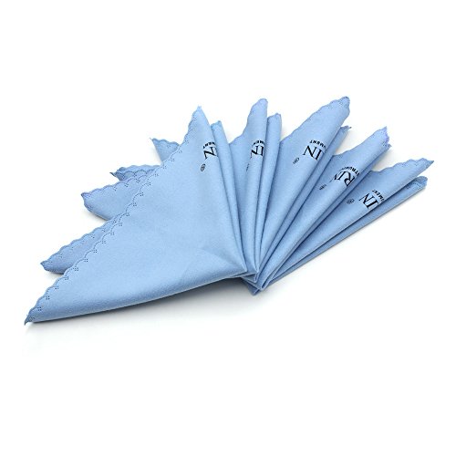 KKmoon 5 pcs Microfibra de Limpeza Polimento Pano Polonês para Instrumento Musical Guitarra Violino