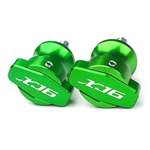 Bobines de bras oscillant 6mm pour Diversion XJ6, support de béquille de moto vert