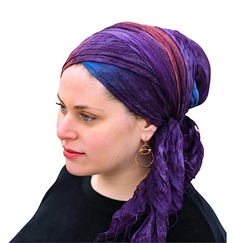 Wrapunzel Custom Made Rectangular Scarves and Tichels for Head Wrapping Hijab Chemo Covers Comfortable Lightweight Fabrics