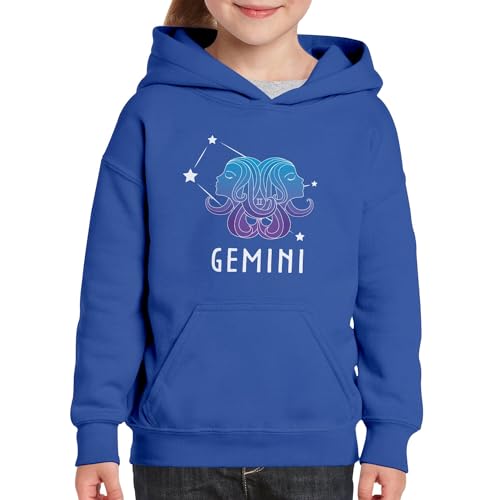 Sweat à capuche Gemini pour enfant pull astrologie céleste - 3