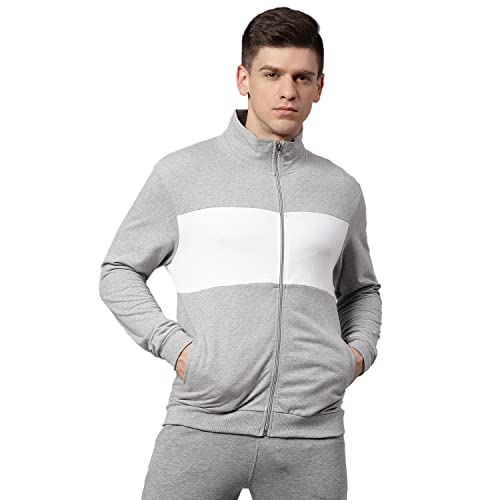 Image of HIGH Star Men's Fleece Colorblock Hooded Sweatshirt