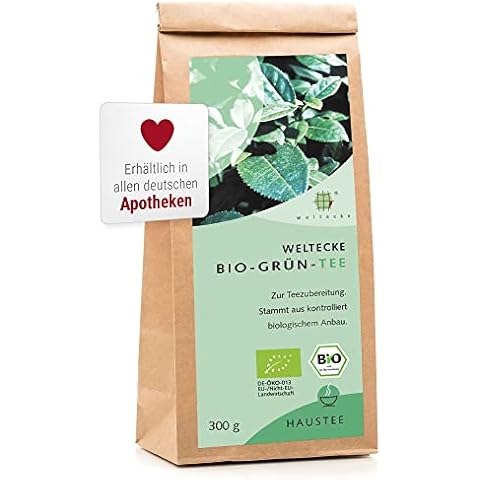 Weltecke Bio-Grün-Tee 300 g | Frisch in Deutschland abgefüllt Cover