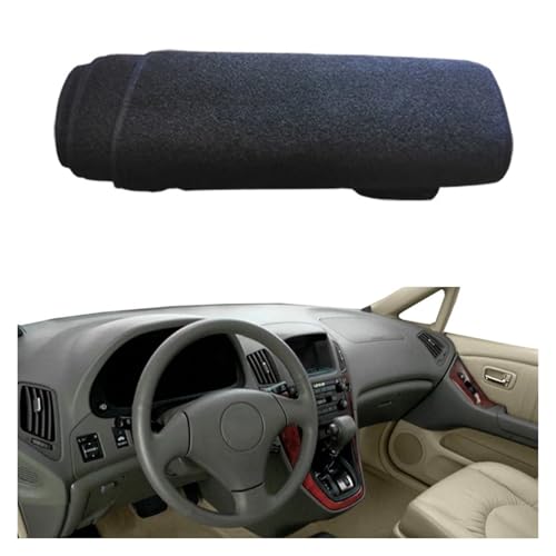 Alfombra de tablero para Toyota Harrier 1997-2003 protector anti-UV RHD rojo