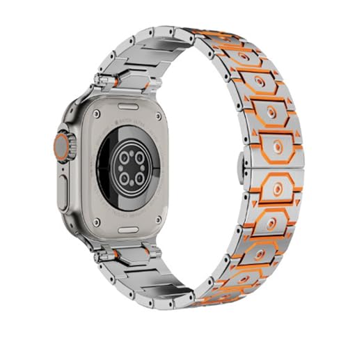 Bracelet Apple Watch acier inoxydable Titan pour Series 10 9 Ultra 2