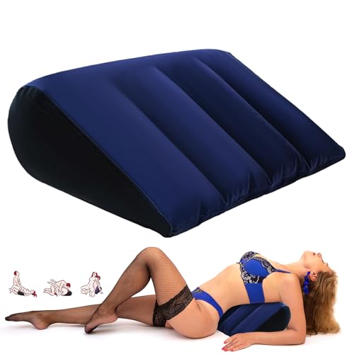 Sex Lendenkissen, Erotic Ramp Aufblasbares Sex Positions Kissen, Lendenkissen Erwachsene für Paar, Männer, Frau, tiefe Position Unterstützung Schlafzimmer Sexmöbel