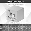 Gisafai 20 Pcs Element Cube Set 0.39 Inches Periodic Table of Elements Pure Tungsten Cube Molybdenum Titanium Copper Iron Niobium Tin Cobalt Suitable for Collection Christmas Gift