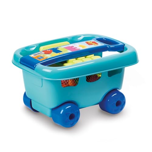 Ecoiffier Jouets 1479 - Push Trolley - Construction - 30 Pieces - From 18 Months - Made in France, Multicoloured - Image 2