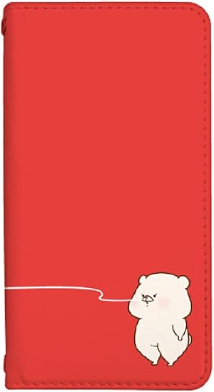 Amazon Co Jp Rakutenhandp710 ケース 手帳型 スマホケース ラクテンハンド カバー 手帳 おしゃれ かわいい ゆる キャラ ともだちはくま ライン Line スタンプ クリエイター さいきたむむ 84 C レッド 人気 スマートフォン カバー 手帳型ケース ベルトなし スマホゴ
