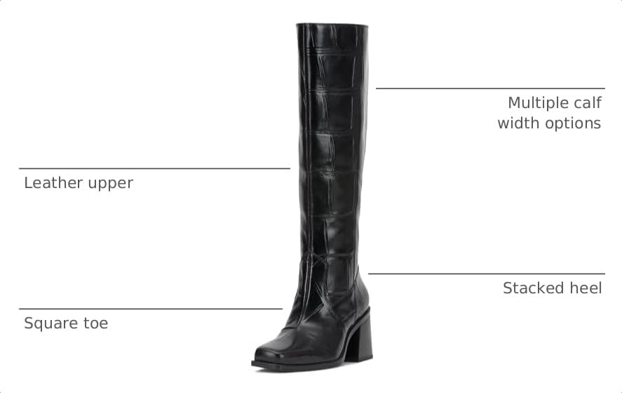Image of Vince Camuto Women's Sangeti Stacked Heel Knee High Boot Fashion