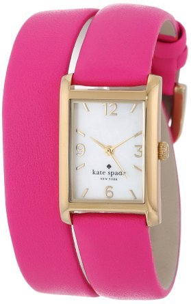 ケイト・スペード ニューヨーク kate spade new york Women's 1YRU0248 Vivid Snapdragon Cooper Wrap Strap Marchino Edge Stain Watch 女性 レディース 腕時計 【並行輸入品】