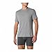 Dickies Men’s Crew Neck Short Sleeve Undershirt 5 Pack (US, Alpha, Medium, Regular, Regular, White/Heather Grey/Black)