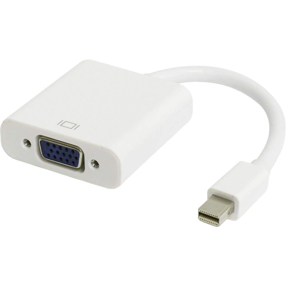 BigPlayer Mini Display Port to VGA Female Video Converter Adapter (White)-image-34