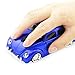 Usbkingdom 2.4GHz Wireless Mouse Cool 3D Sport Car Shaped Ergonomic Optical Cordless Mice with USB Receiver for PC Laptop Computer Notebook 1600DPI Blue