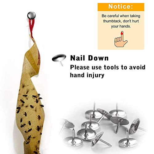 Torchtree Fly Trap,18 Pcs Fly Paper,Fly Catcher,Fly Traps indoor for Home Use,Fly Strips,Fly Catcher Indoor - Image 5