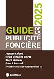  Guide de la publicité foncière 2025