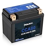 YTX4L-BS Lithium Motorcycle Battery 12V 4Ah 80CCA LiFePO4 High Performance Battery Compatible With Polaris Scrambler, Sportsman 90, Honda Scooters NQ50 Spree,Kawasaki 110 Can-Am DS70,Yamaha LE
