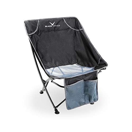 Black Crevice BCR273025 Silla de Camping, Negra, Talla Única