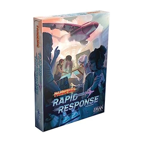 Z-Man Games Pandemic Rapid Response Board Game | Family Board Game | Board Game for Adults and Family | Cooperative Board Game | Ages 8+ | 2 to 4 players | Average Playtime 20 minutes | Made by Cover