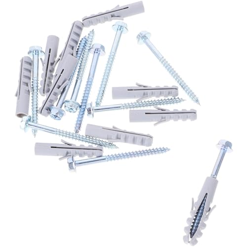 Alipis 10 Ensembles Kit de Chevilles et Vis pour Support TV Vis Expansion pour Montage Murale et Hotte Aspirante Accessoires de Fixation Robustes et Durables