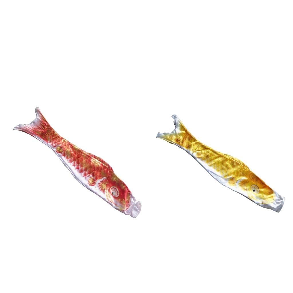 25pcs Japanese Windsock Carp Garden Koi Nobori Sailfish Yellow Red | Windmills & Wind Spinners Déco Yard, Outdoor Living-image-49