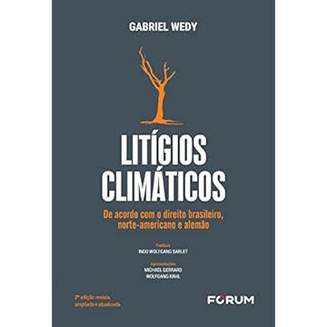Capa do livro Litígios Climáticos: De acordo com o direito brasileiro, norte-americano e alemão