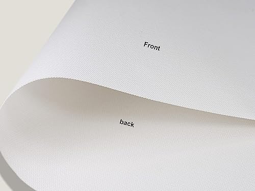 Professional Glossy Eco-Solvent Polyester 36 Inch Wide - 300Gsm Canvas Roll White For Wide Format Inkjet Printer, Polyester Paper Roll Format Epson Canon Hp Plotter #TOP2