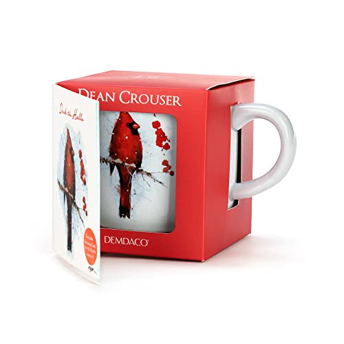 Taza de café navideña de piedra 12 oz con diseño de cardenal miniatura 5