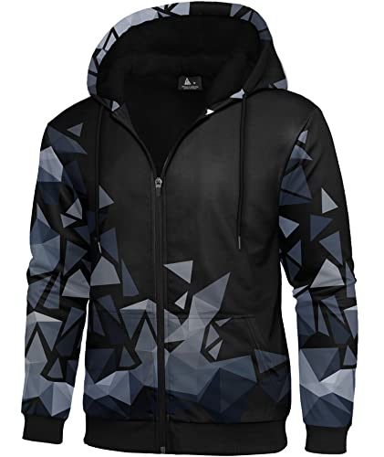 SwissWell Herren Sweatshirts mit Fleece Warm Hoodies für Männer mit...