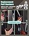 WR01X11007 Refrigerator Range Door Handle Fastener (Model Specific Not Universal) Fit for GE LG Refrigerator Handle Fastener Replacement Part Replace AP5668500 PS6447735 3031571，4PCS