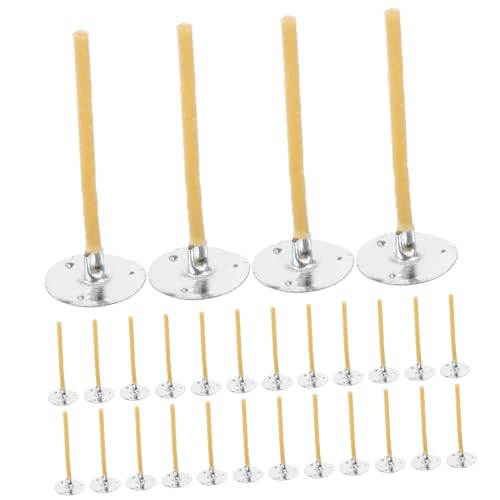 100 piezas de mechas trenzadas para velas pre-enceradas