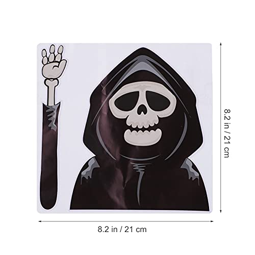 Wakauto Crânio Vinil Carro Crânio Gráfico Capô Do Carro Adesivo Auto- Adesivo de Vinil Gráfico Decal