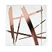 100 Rose Gold Copper Foil Cocktail Napkins, Disposable Decorative Napkins for Birthday Bridal Baby Shower Wedding Dessert Cake Table Party Supplies, 3-Ply,Unfolded 10 x 10 inches, Folded 5 x 5 inches