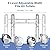 Takuyada Stand Alone Toilet Safety Rails, Adjustable Toilet Safety Frame, Toilet Rails for Seniors, Foldable Toilet Safety Frames & Rails, Toilet Bars for Elderly and Disabled (400LBS)