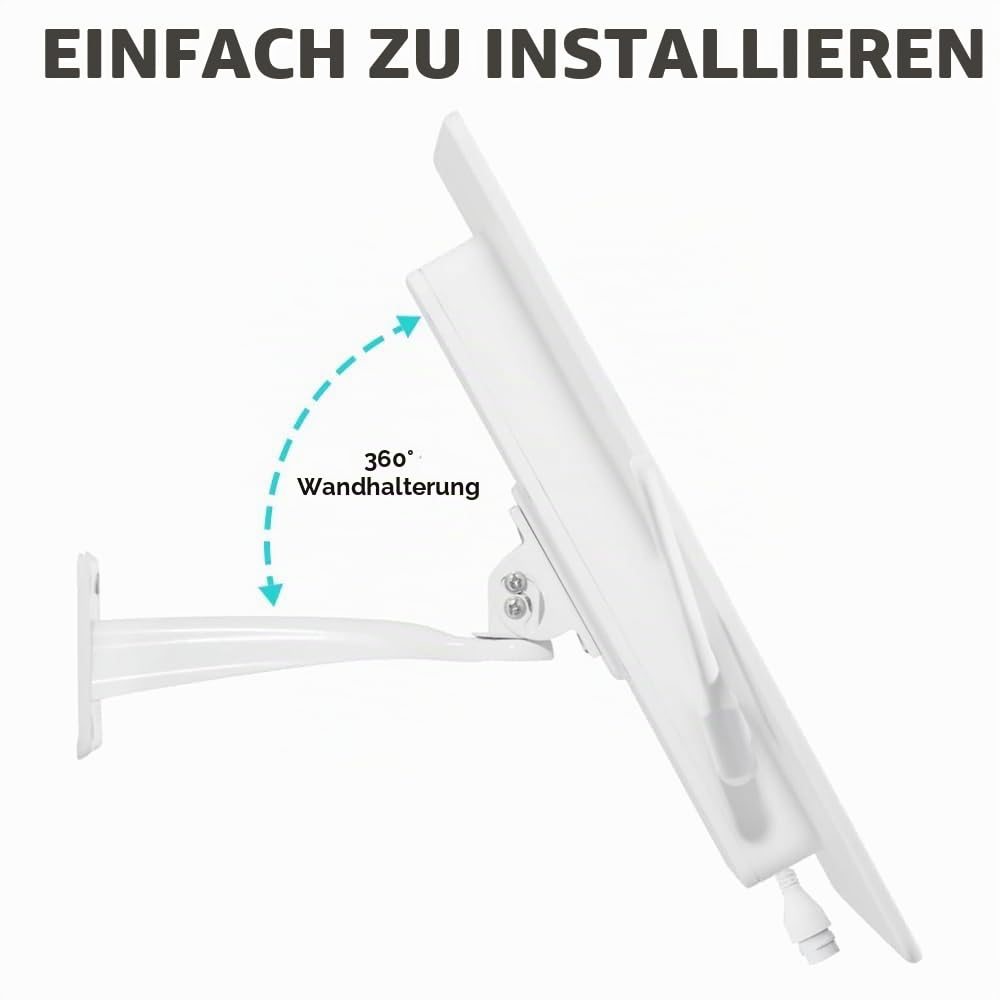 4G LTE Router Solar Batterie Aussen mit SIM Karten,Kabellos 4G Mobiler WLAN Router Hotspot,WLAN 2.4GHz bis zu 150 Mbit/s,2 Externe Antennen,26000mAh Akku,Gilt für europäische Betreiber (15in)