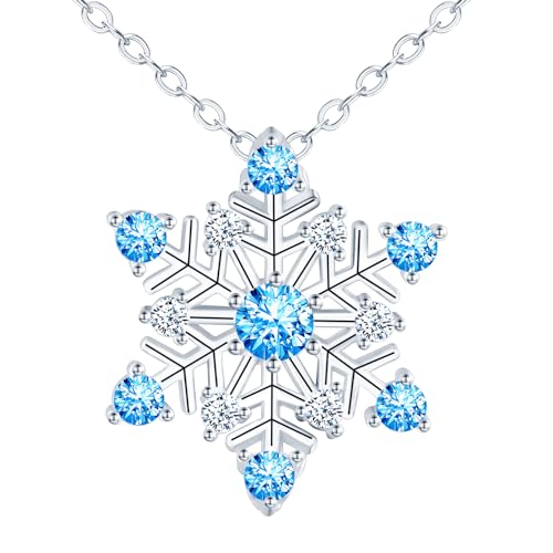 Collier Flocon de Neige en argent pour illuminer vos tenues de soirée et votre style quotidien