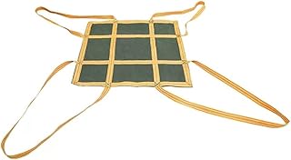 MAHFEI Cargo Lifting Net, Hanging Netting Flat Canvas Sling Hoisting Net Tear Resistance Safety Net Straps for Construction Rigging MovingTowing Hoisting Work Gear