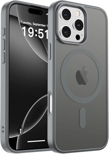 Image of AIBEX Protective OStand Case Compatible for Apple iPhone 17 MagSafe Compatible | Slim Back Cover with Camera Lens Protection, Strong Magnetic Support & Anti-Slip Grip | Military Grade Drop Protection